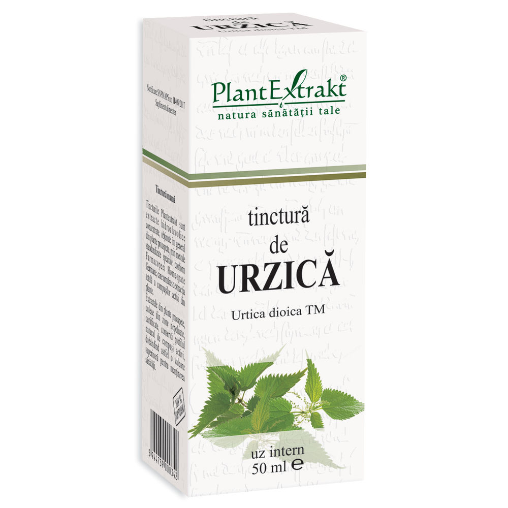 Tinctura de Urzica, 50 ml, Plant Extrakt