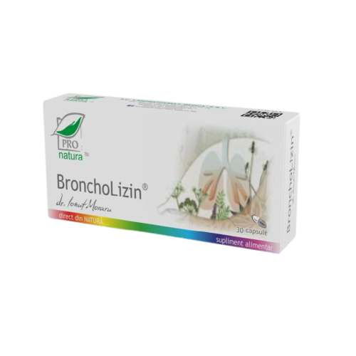 BronchoLizin, 30 capsule, Pro Natura
