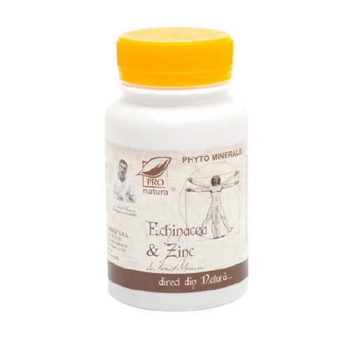 Echinacea si Zinc, 60 capsule, Pro Natura