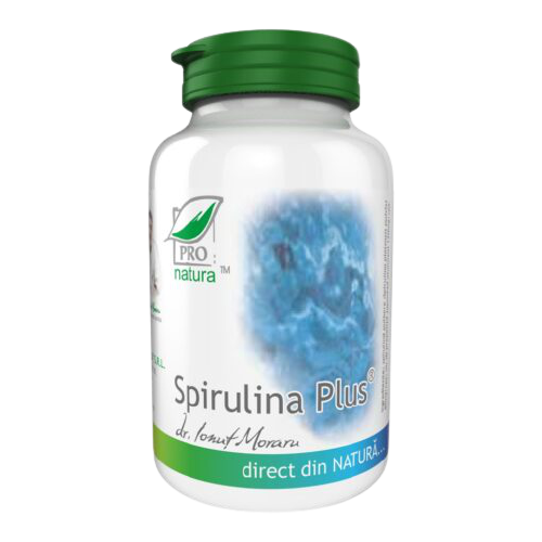 Spirulina Plus, 60 capsule, Pro Natura