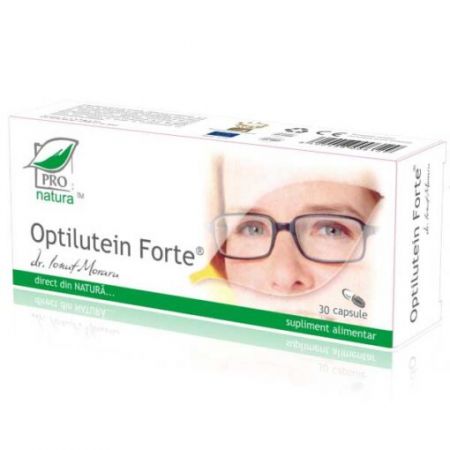 Optilutein Forte, 30 capsule - Pro Natura