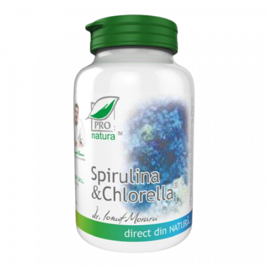 Spirulina & Chlorella, 60 capsule, Pro Natura
