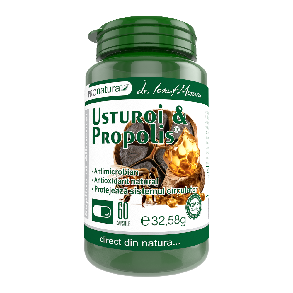 Usturoi & propolis, 60 capsule, Pro Natura
