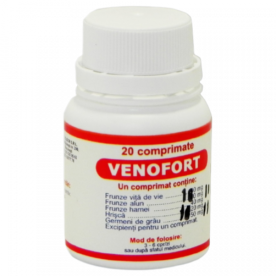 Venofort, 20 comprimate, Elidor