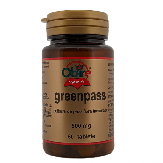 Greenpass, 60 tablete, Obire