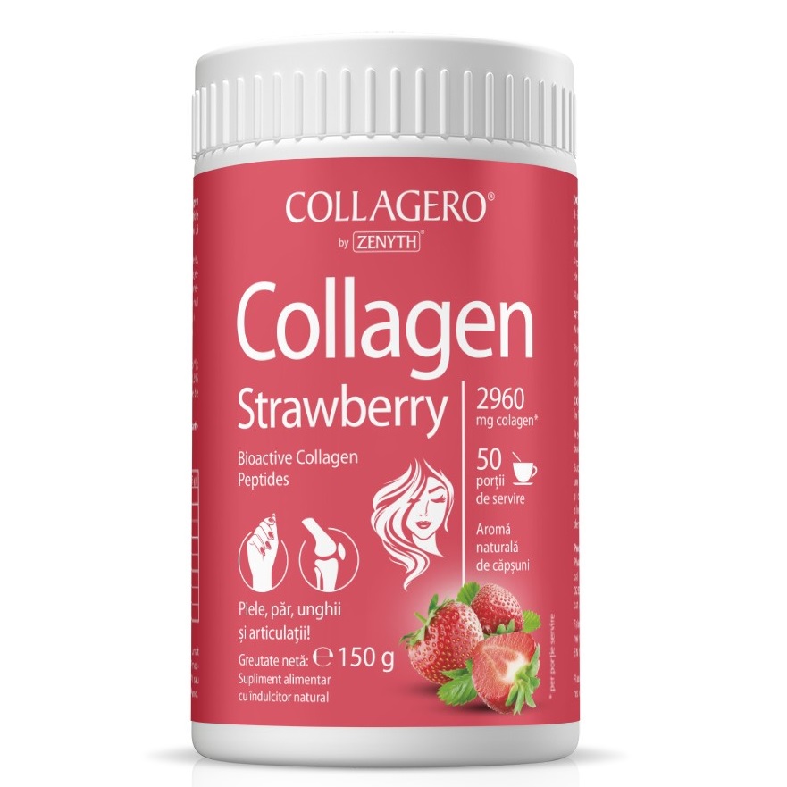 Collagen Strawberry, 150 g, Zenyth