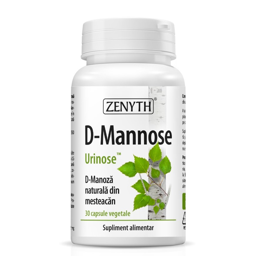 D-Mannose, 30 capsule vegetale, Zenyth