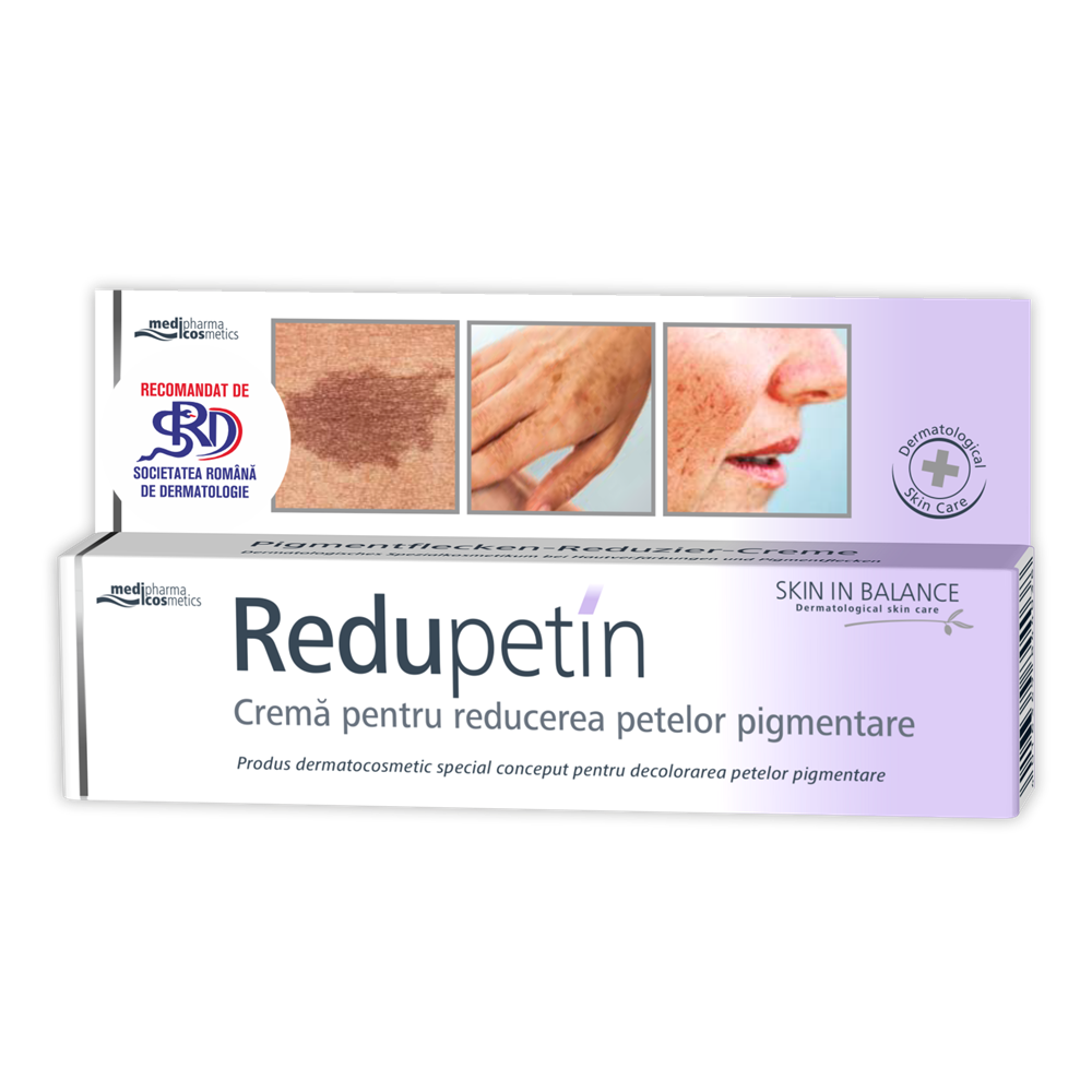 Crema pentru reducerea petelor pigmentare Redupetin, 20 ml, Medipharma Cosmetics