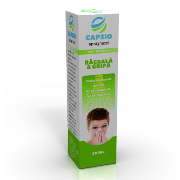 Solutie nazala pentru raceala si gripa - Capsio, 20 ml, Global Research