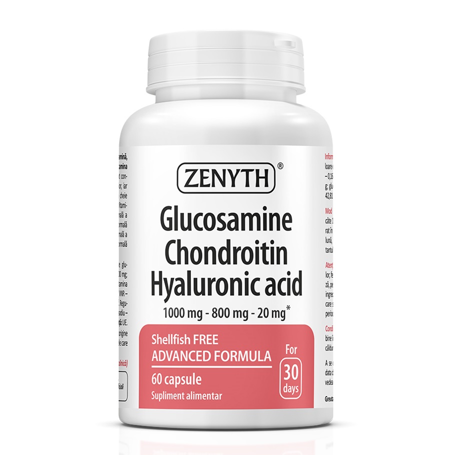 Glucosamine, Chondroitin, Hyaluronic Acid, 60 capsule, Zenyth