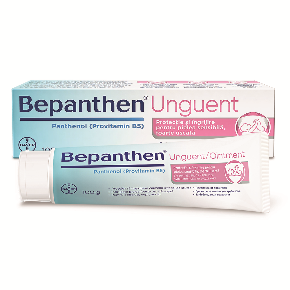 Unguent pentru iritatiile de scutec Bepanthen, 100 g, Bayer