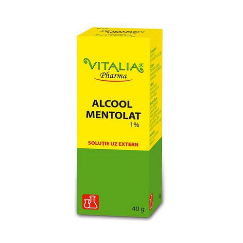 Alcool mentolat 1% Vitalia, 40 g, Vitalia