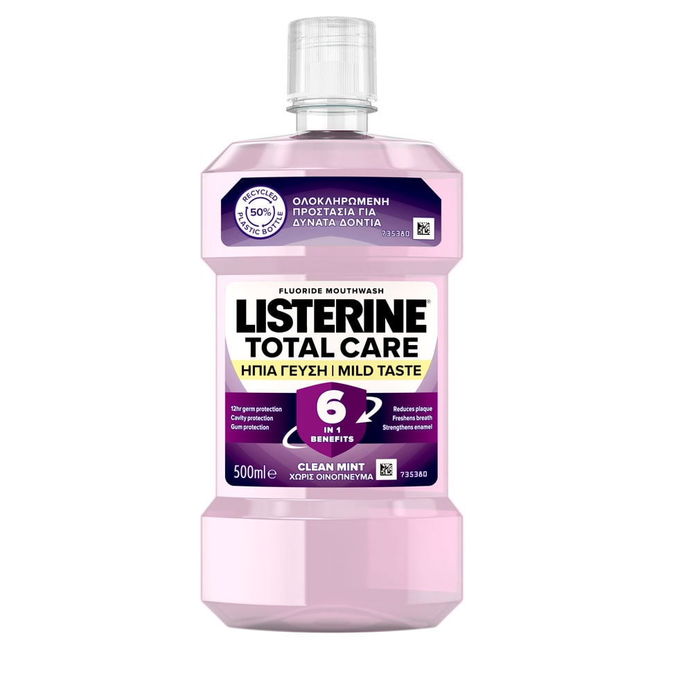 Apa de gura Total Care Zero, 500 ml, Listerine 