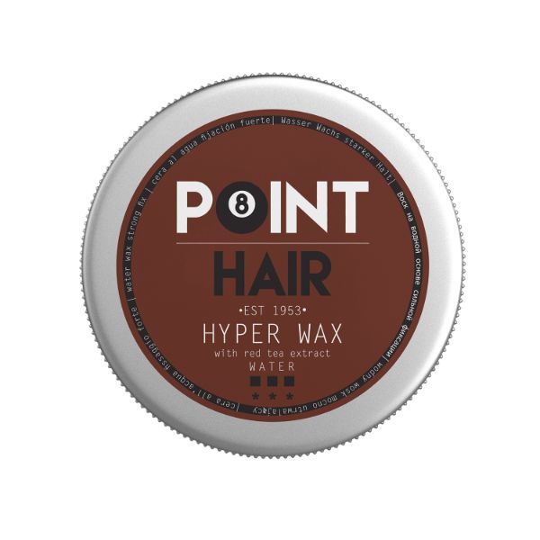Pomada cu fixare puternica si aspect lucios Hair Hyper Wax, 100 ml, Point Barber