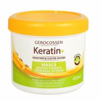 Masca restructuranta tratament intensiv Keratin+, 450 ml, Gerocossen