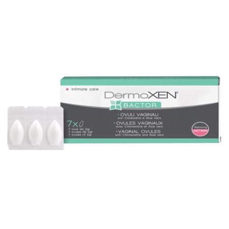 Ovule vaginale Dermoxen BACTOR, 7 bucati - Ekuberg Pharma
