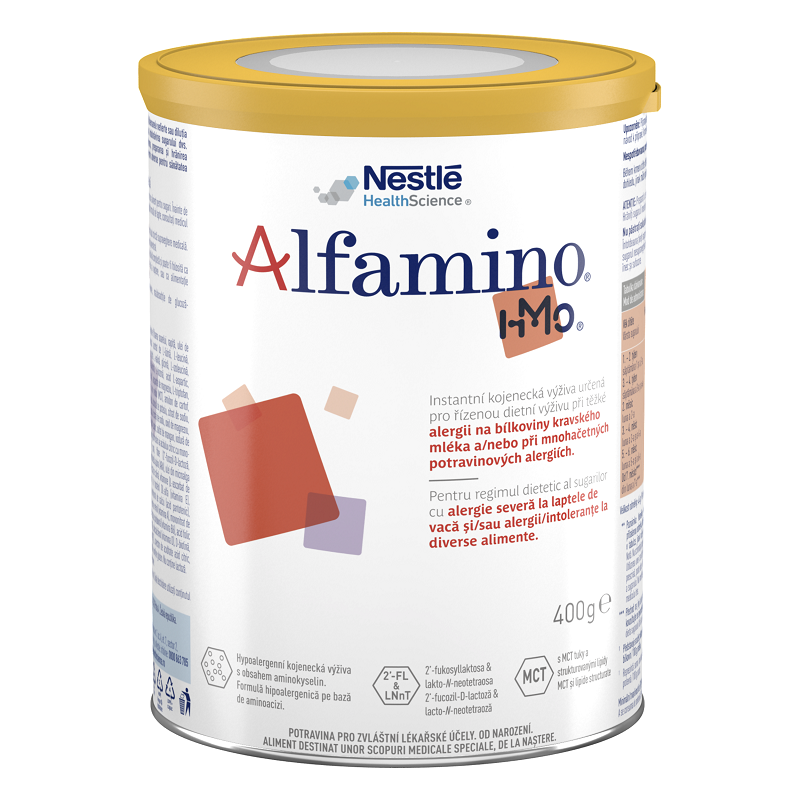 Aliment dietetic pentru scopuri medicale speciale Alfamino Hmo, 400g, Nestle