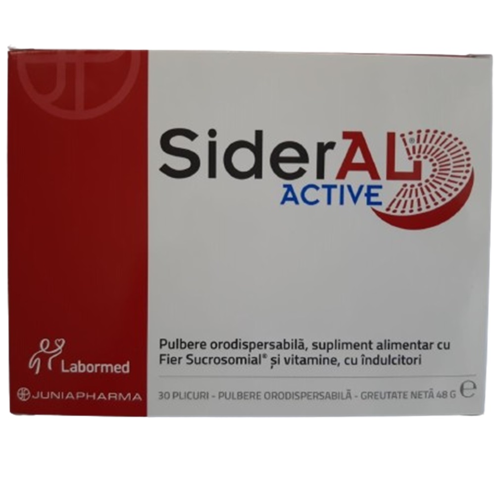 SiderAL ACTIVE, 30 plicuri, Solacium Pharma