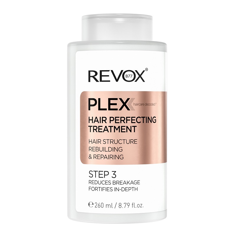 Tratament pentru par deteriorat Hair Perfecting Step 3, 260 ml, Revox Plex