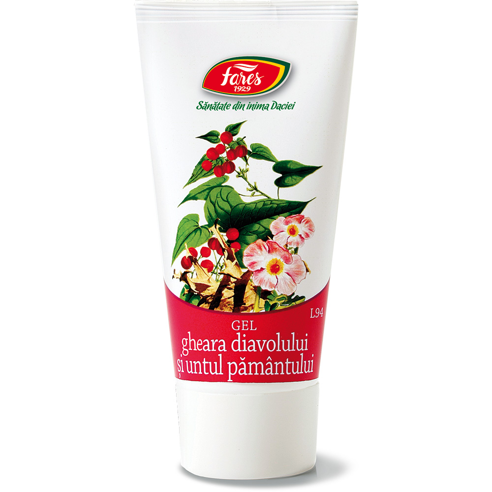 Gel ghiara diavolului si untul pamantului, L94, 50 ml, Fares