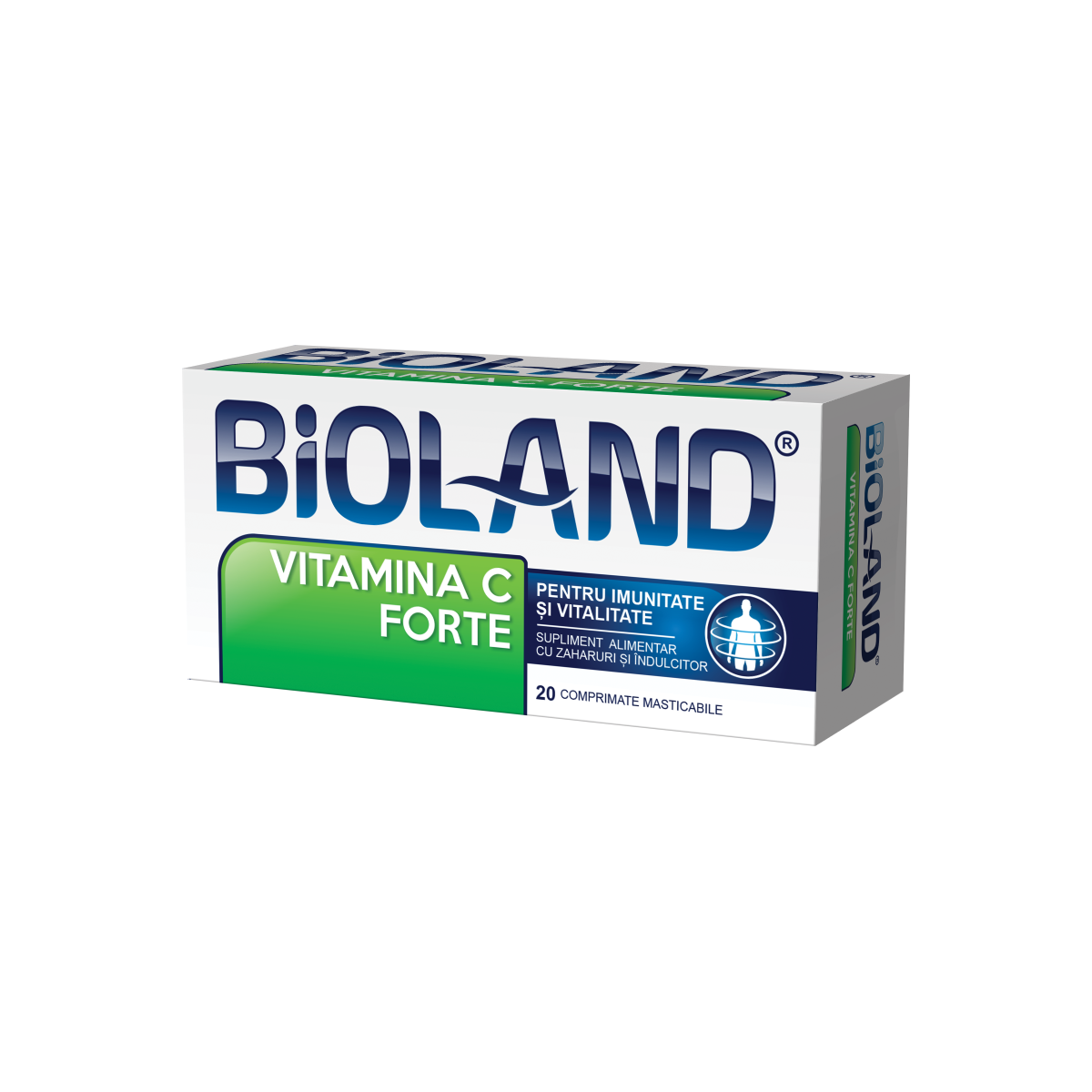 Vitamina C Forte 500 mg Bioland, 20 comprimate, Biofarm