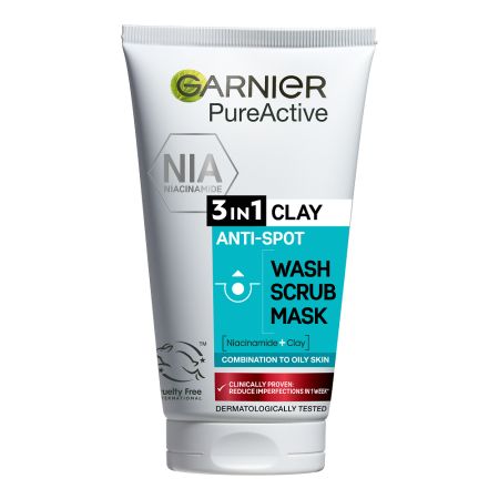 Gel de curatare 3 in 1 Pure Active Skin Naturals, 150 ml, Garnier