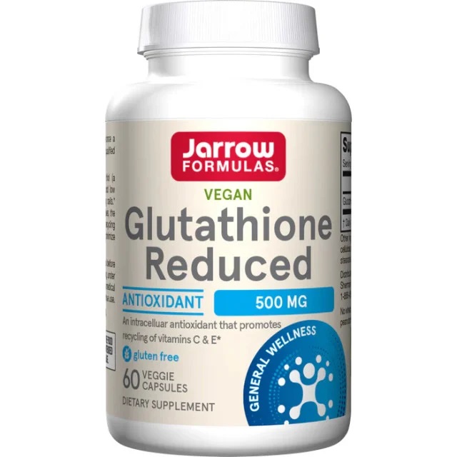 Glutathione Reduced Jarrow Formulas, 500 mg, 60 capsule, Secom