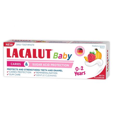 Pasta de dinti 0-2 ani Lacalut Baby , 55 ml - Theiss Naturwaren