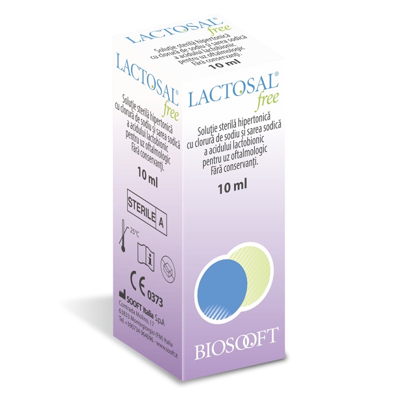 Lactosal Free solutie oftalmica, 10 ml, Biosooft