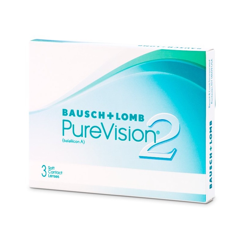 Lentile de contact -4.00 PureVision 2HD, 3 bucati, Bausch Lomb