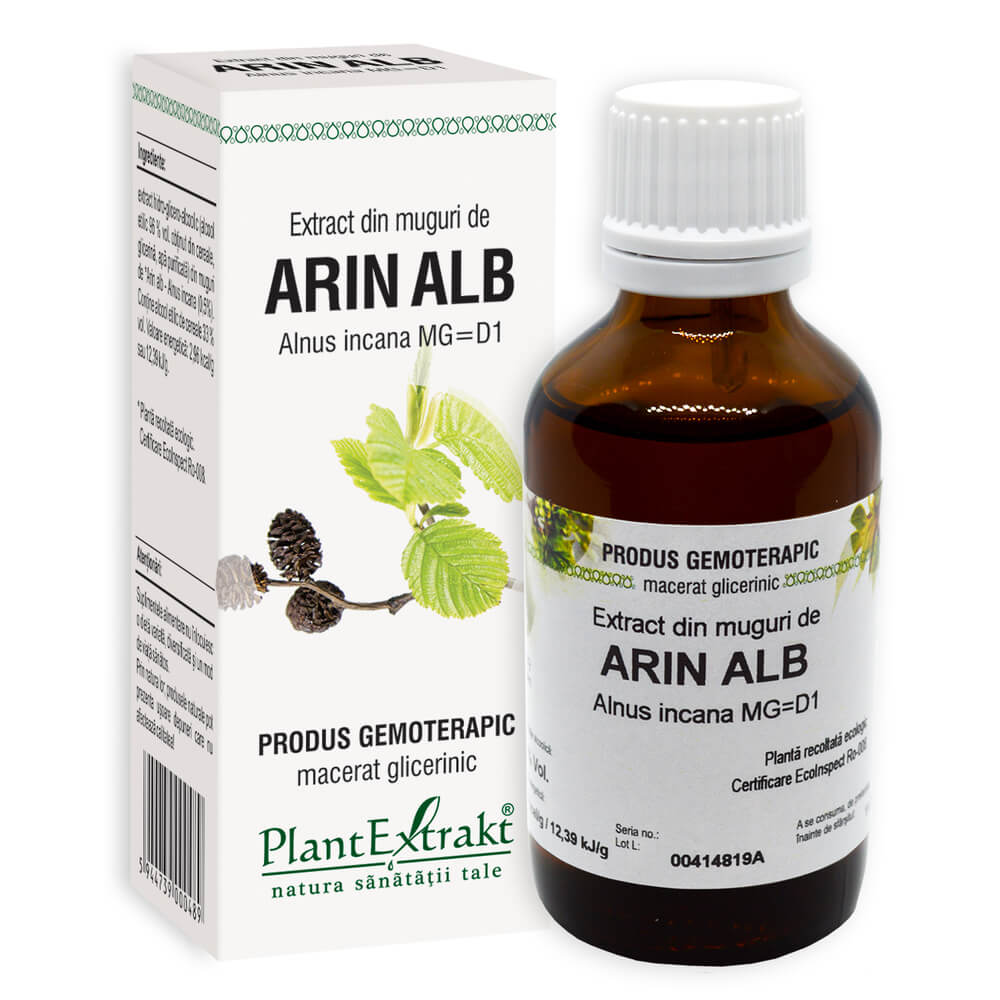 Extract din muguri de Arin Alb, 50 ml, Plant Extrakt