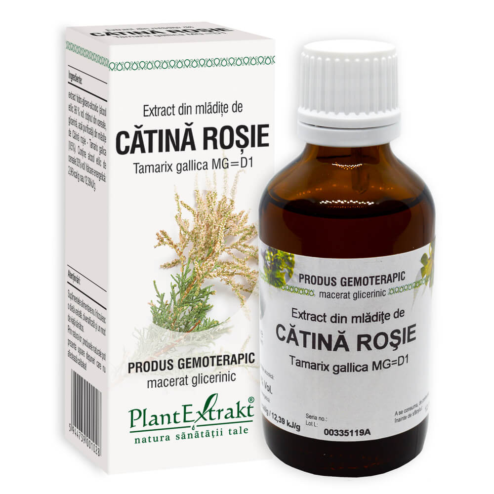 Extract din mladite de Catina Rosie, Tamarix,  50 ml, Plant Extrakt