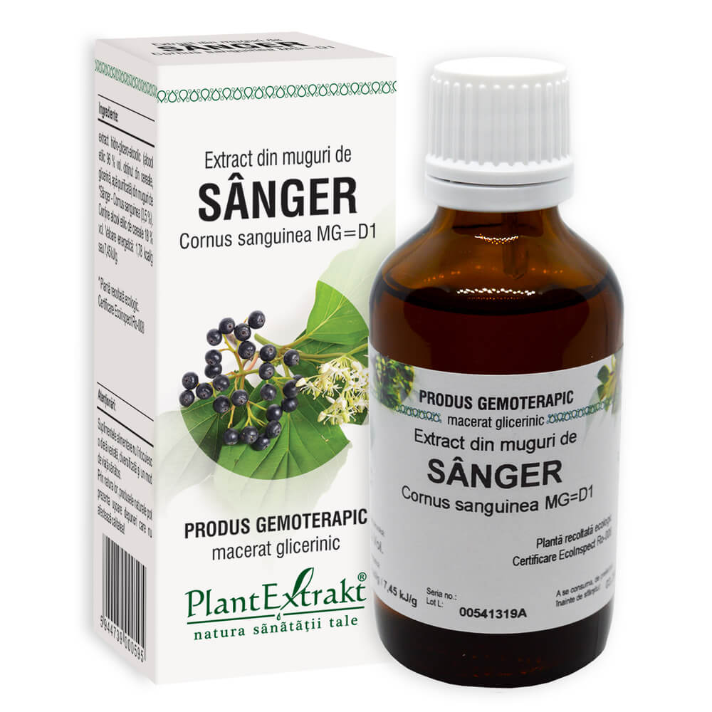 Extract din muguri de Sanger, 50 ml, Plant Extrakt