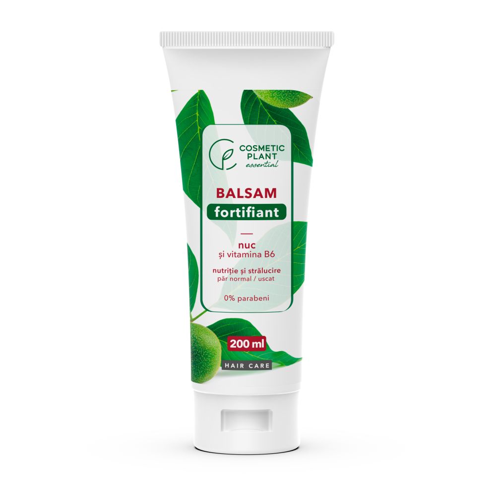 Balsam fortifiant cu nuc și vitamina B6 Essential, 200 ml, Cosmetic Plant