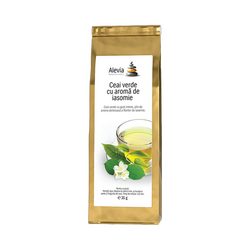 Ceai verde cu aroma de iasomie, 35 g, Alevia