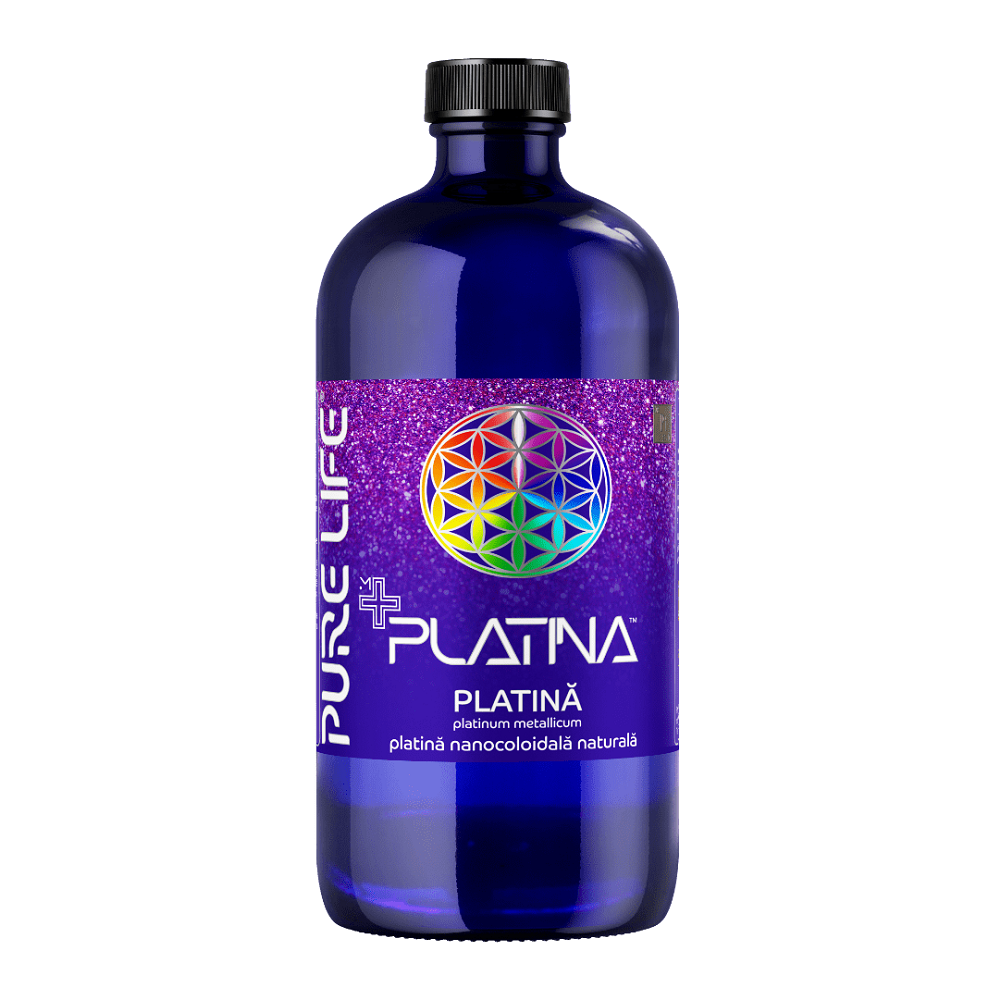 Platina coloidala Minerals+ Platina, 480 ml, Pure Life