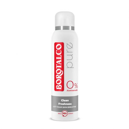 Deodorant spray Pure, 150 ml, Borotalco