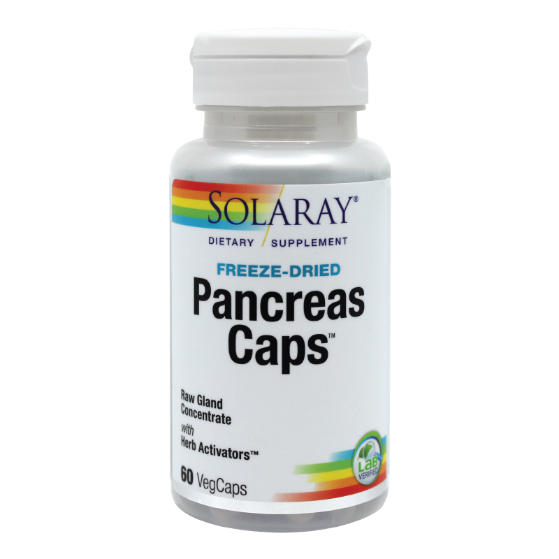 Pancreas Caps Solaray, 60 capsule, Secom