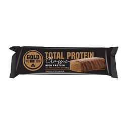 Baton cu ciocolata Total Protein, 46 g, Gold Nutrition