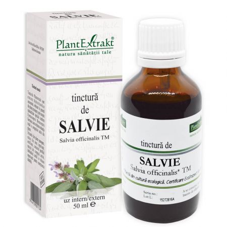 Tinctura de Salvie, 50 ml - Plant Extrakt