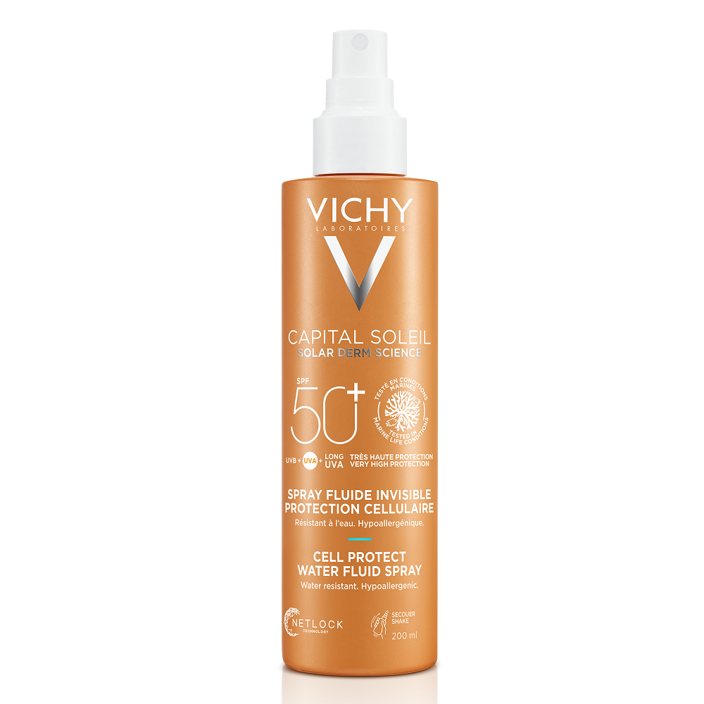 Spray protector SPF 50+ Cell Protect Capital Soleil, 200 ml, Vichy