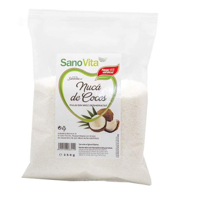 Nuca de cocos, 250g, Sanovita