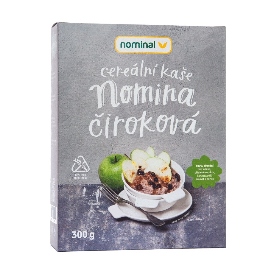 Porridge din sorg si orez integral Nomina Sorghum, 300 g, Nominal