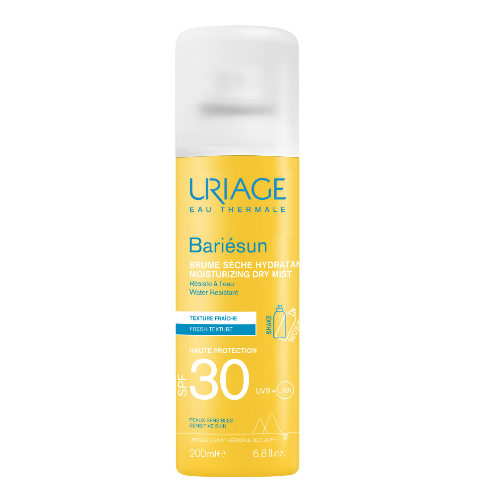Spray uscat pentru protectie solara cu SPF 30 Bariesun, 200 ml, Uriage