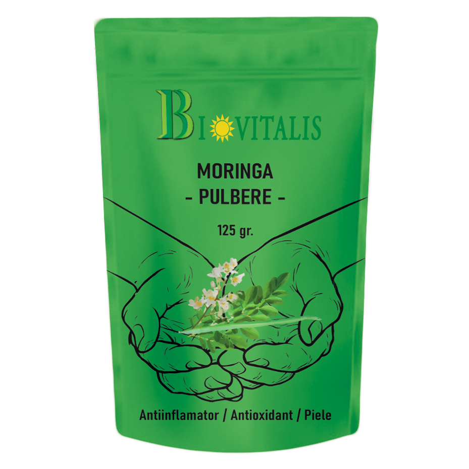 Pulbere de Moringa, 125 g, Biovitalis