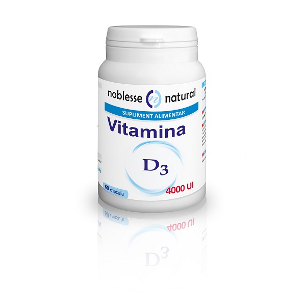 Vitamina D3, 4000 UI, 30 comprimate, Noblesse