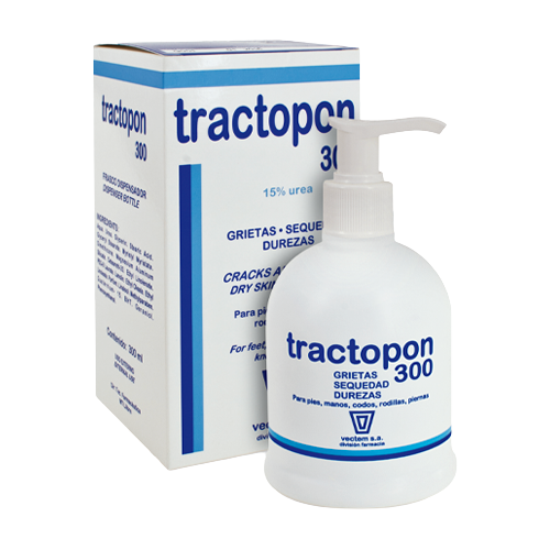Crema hidratanta Tractopon 300 dermoactiva cu uree 15%, 300 ml, Vectem