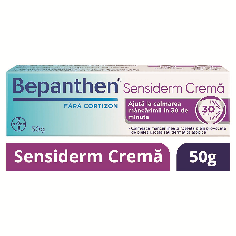 Bepanthen Sensiderm crema, 50 g, Bayer
