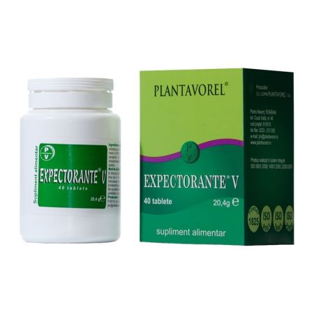 Expectorante V, 40 tablete - Plantavorel