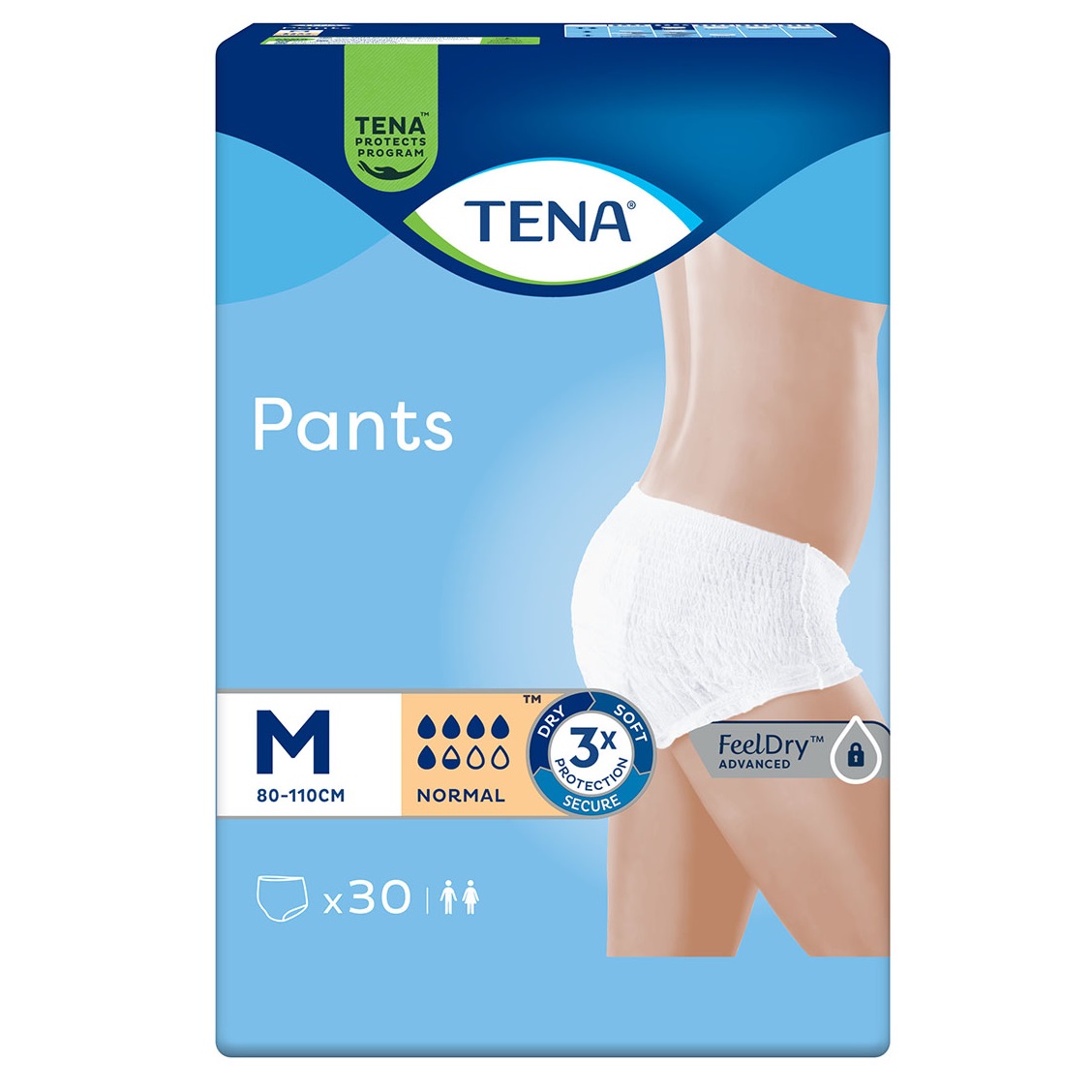 Scutece tip chilot Pants Normal M (791531), 30 bucati, Tena